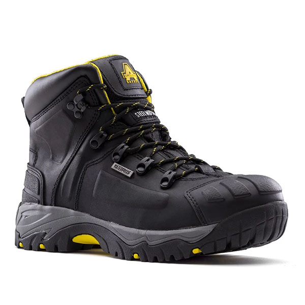 Amblers Wide Fit Safety Boot - Black - 7