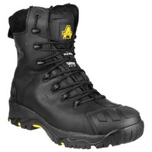 Amblers Hi-Top Safety Boot - Black - 7