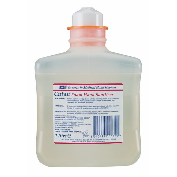 Cutan Foam Hand Sanitiser Cartridge