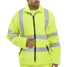 Beeswift Hi-Vis Fleece - Yellow - Medium