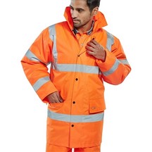 Hi-Vis Site Jacket - Orange  - Small