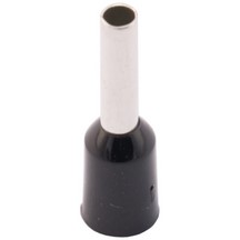 Insulated Bootlace Ferrule - 1.5x8mm - Black