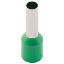 Insulated Bootlace Ferrule - 6x12mm - Green