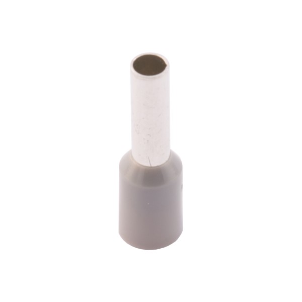 Insulated Bootlace Ferrule - 4x9mm - Grey