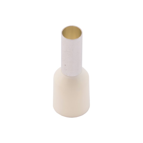 Insulated Bootlace Ferrule - 10x12mm - Ivory