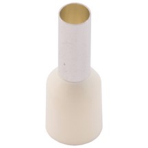 Insulated Bootlace Ferrule - 10x12mm - Ivory