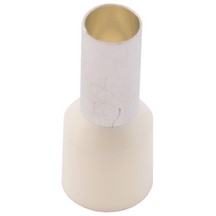 Insulated Bootlace Ferrule - 16x12mm - Ivory