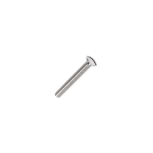 Brass Machine Screw - Nickel Plated Raised Countersunk - M3.5 - 40mm