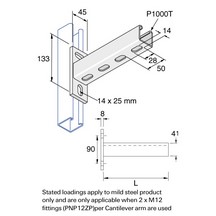 Slotted Cantilever Arm
