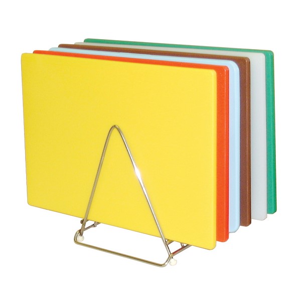 Chopping Board & Rack - White