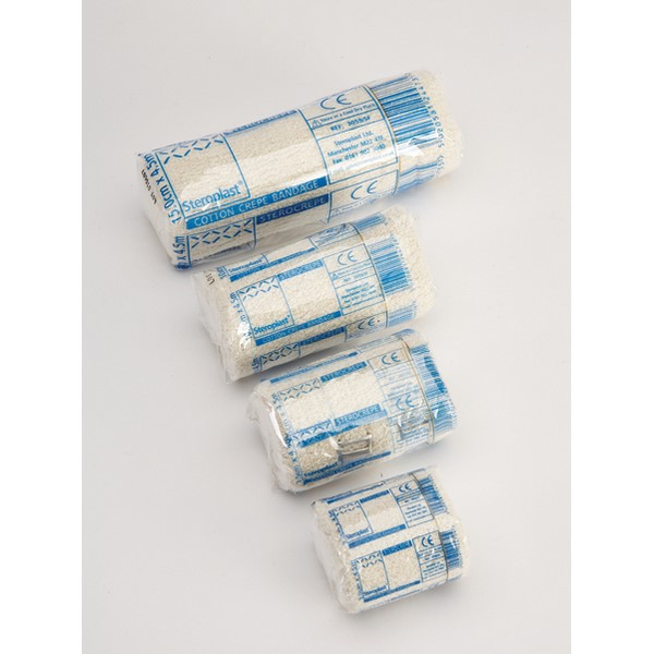 Sterocrepe Crepe Bandage - 10cm x 4.5m - Pack of 12