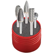Dormer Solid Carbide Burr Set - 5 Piece