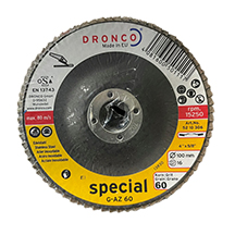 Dronco GAZ Tapered Flap Disc - 100mm - 40