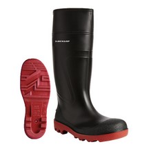 Dunlop Warwick Safety Wellington Non Insulated - Black/Red - 6