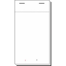 Two Part Carbonless Restaurant Order Pads - Pack of 100