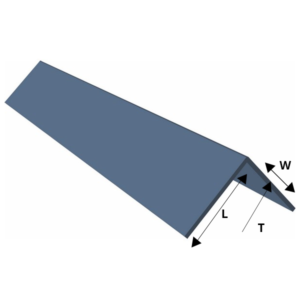 Mild Steel Equal Angle 6/6.5M Length - 25mm (W) 25mm (H) 3mm (T) 1.11kg/m