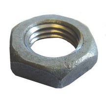 Galvanised Lock (Half) Nut - M10
