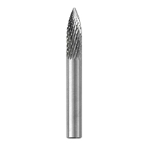 ATA Tungsten Carbide Double Cut Burr - Pointed Tree - 6mm - 50mm