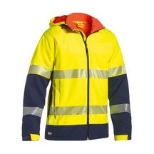 Bisley Hi Vis Two-Tone Softshell - Yellow - Medium