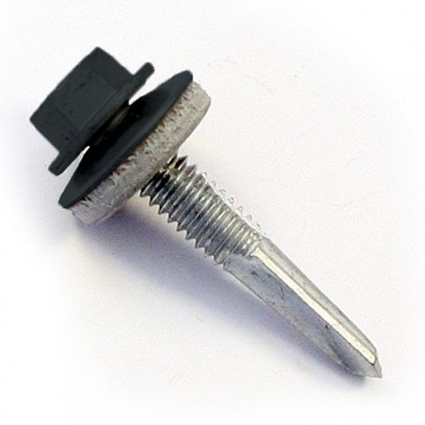 Heavy Self Drilling Cladding Screw - Powder Coated - Anthracite Grey