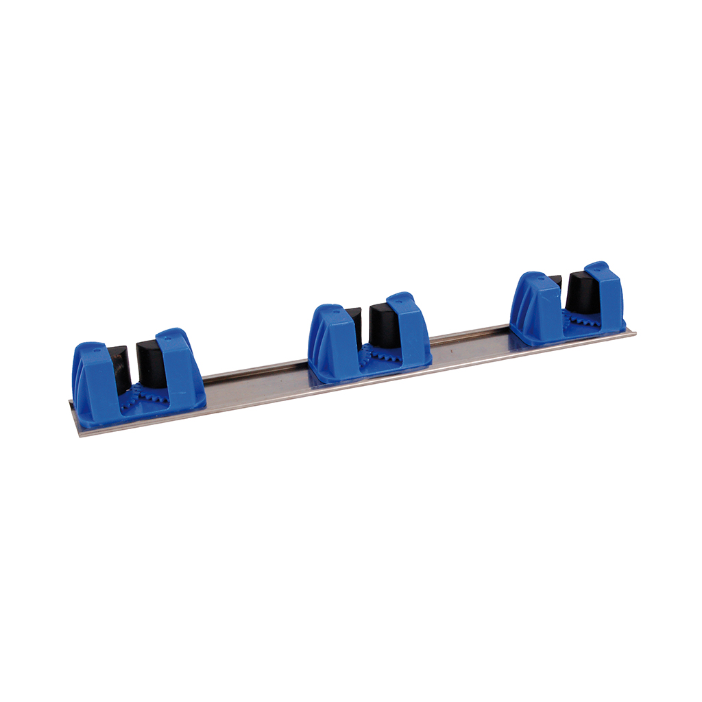 Jangro Wall Handle Holder - 3 Hook - Blue