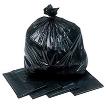 Jangro Black Wheelie Bin Liners - 30 x 48 x 53'' - Holds 15kg - 100 pack