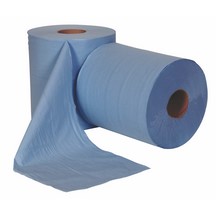 Jangro Centrefeed Rolls - Pack of 6 - 2 Ply - Blue