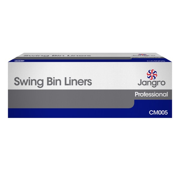 Jangro White Pedal Bin Liners X100 - Light Duty