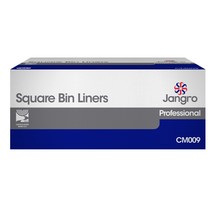 Jangro White Square Bin Liners - Heavy