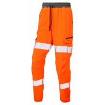 Leo EcoVis Hawkridge Hi-Vis Stretch Trousers - Orange - Small