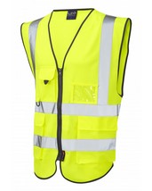 Leo EcoViz Lynton Hi-Vis Superior Waistcoat - Yellow - XX/Large