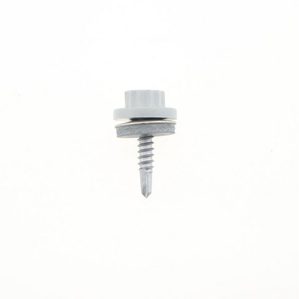 Light Self Drilling Screw Moulded Cap - Goosewing Grey