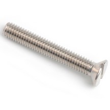 Stainless Steel Machine Screw - Countersunk Slot - BSW