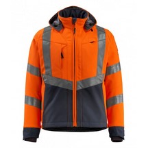 Mascot Blackpool Hi-Vis Softshell Jacket - Orange - Medium