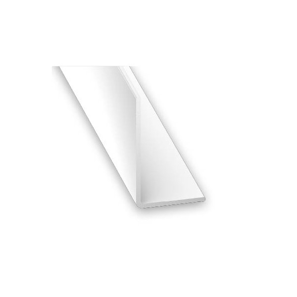 Plastic Unequal Corner White 2M - 20mm x 30mm x 2m