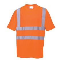 Portwest Hi-Vis T-Shirt - Orange  - Small