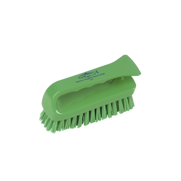 Hillbrush Premier Grippy Scrub Brush - Stiff - Blue