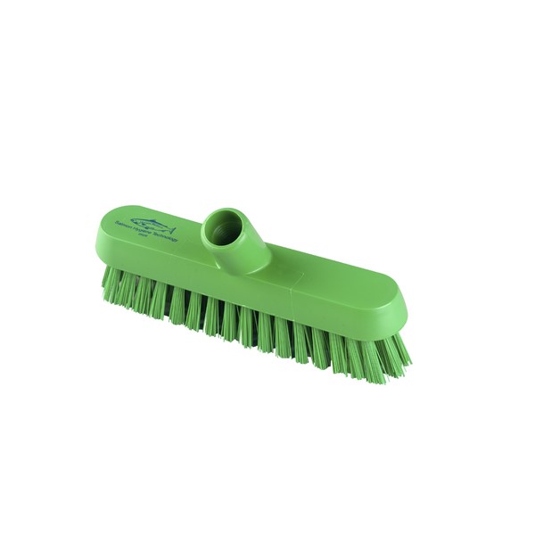 Hillbrush Professional Floor Scrub Head - Extra Stiff - Blue