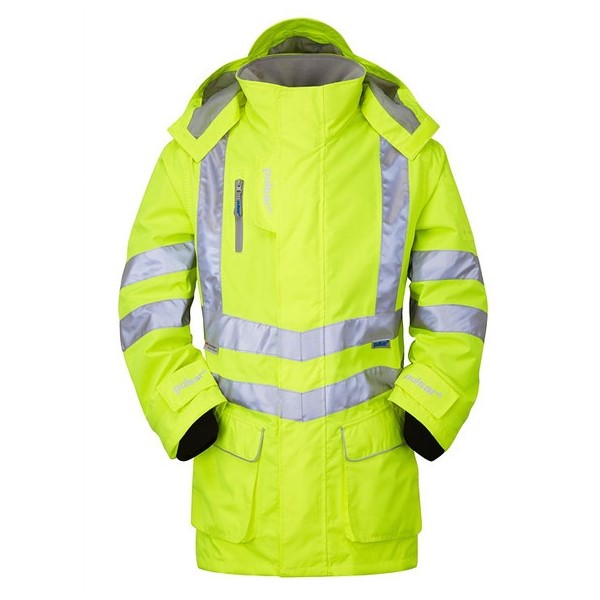 Pulsar PROTECT Hi Vis Padded Storm Coat - Yellow - Medium