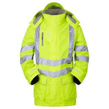 Pulsar PROTECT Hi-Vis Mesh Lined Storm Coat - Yellow - Small