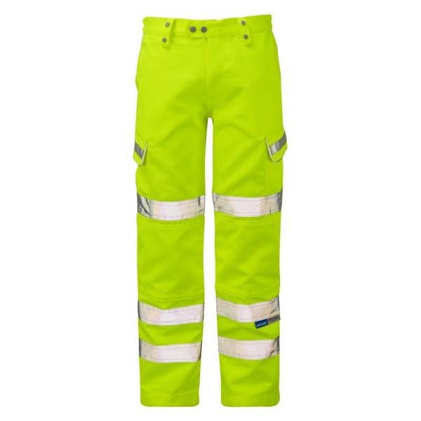 Pulsar PROTECT Hi-Vis Combat Trouser - Yellow - 28" - Regular