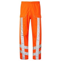 Pulsar PROTECT Hi-Vis Waterproof Over Trouser - Orange - Small