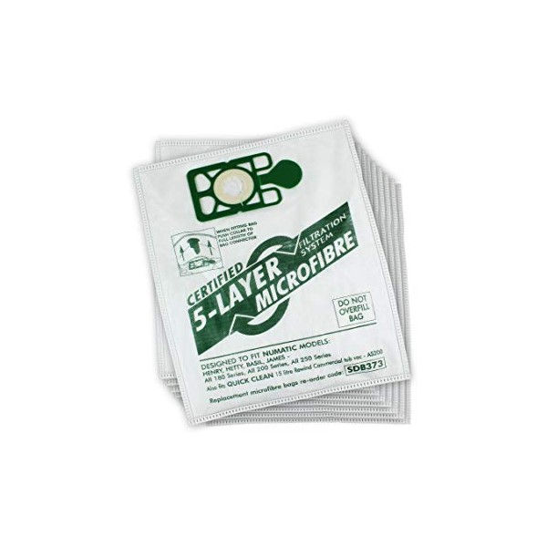 Qualtex Hepa-Flow Henry Hoover Bag - Pack of 10