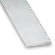 Raw Aluminium Flat Profile - 10mm x 2mm x 1m