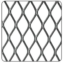 Raw Steel Grill Panel - 16 x 8mm Aperture - 1m x 500mm x 0.5mm - 16 x 8mm Aperture