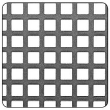 Raw Steel Square Perforated - 500mm x 250mm x 1mm