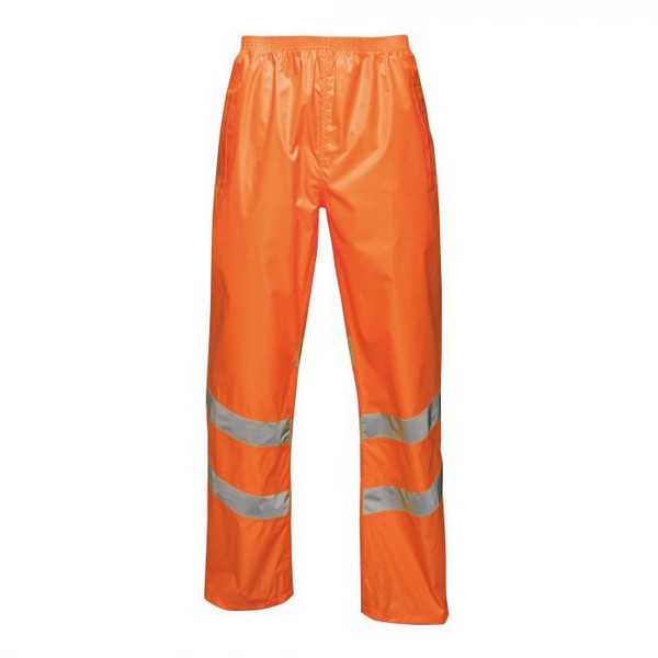 Regatta Packaway Hi-Vis Overtrouser - Orange - Small