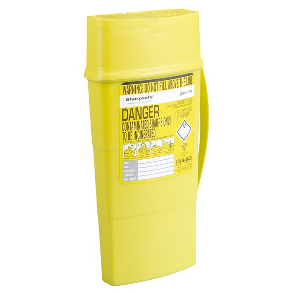 Sharps Disposal Bin - 600ml