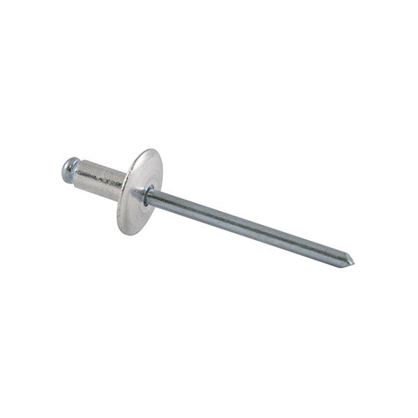 Steel Pop Rivet - Large Flange