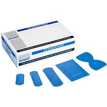 Sterochef Washproof Hypoallergenic Plasters - Blue - Assorted Box of 100